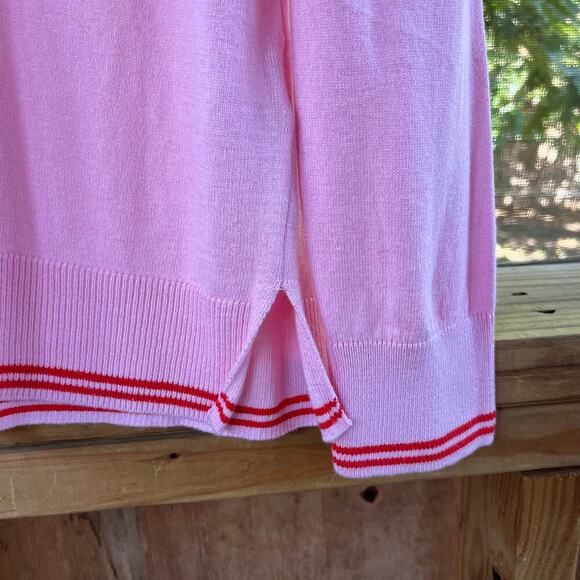 Old Navy Women's Classic Crew Neck Pink Love Sweater Size XL. NEW - Picture 3 of 7